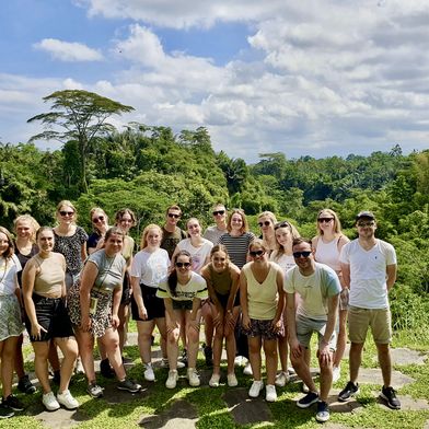 Groepsfoto singlreis Bali Indonesie